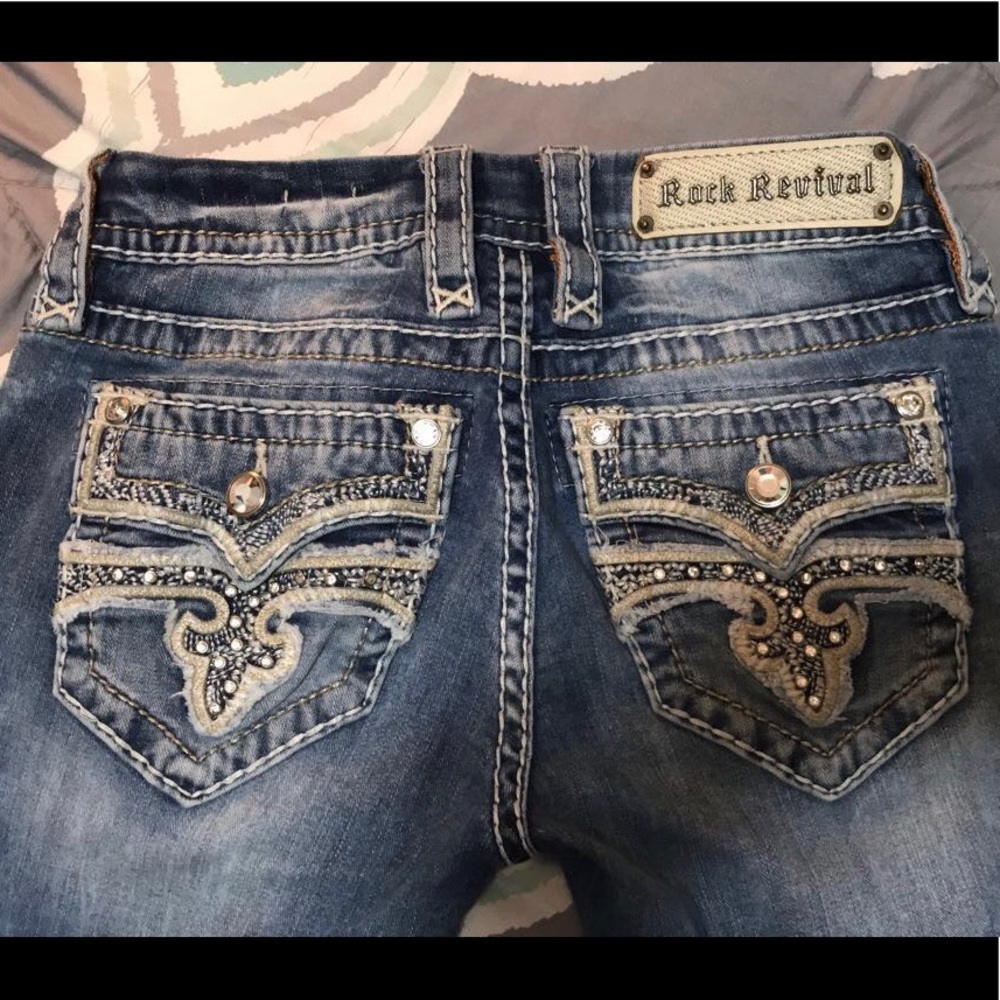 Rock Revival Skinny Jeans! Size 25